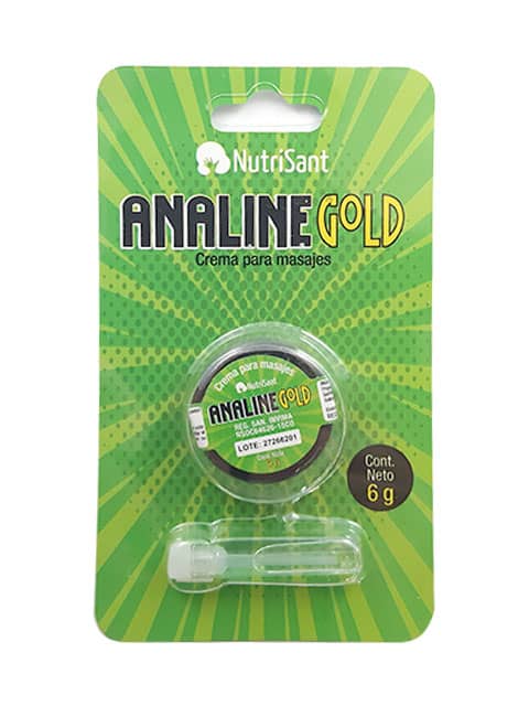 Dilatador Anal- Analine Gold x 6 gr (Paquete x 6 Und)