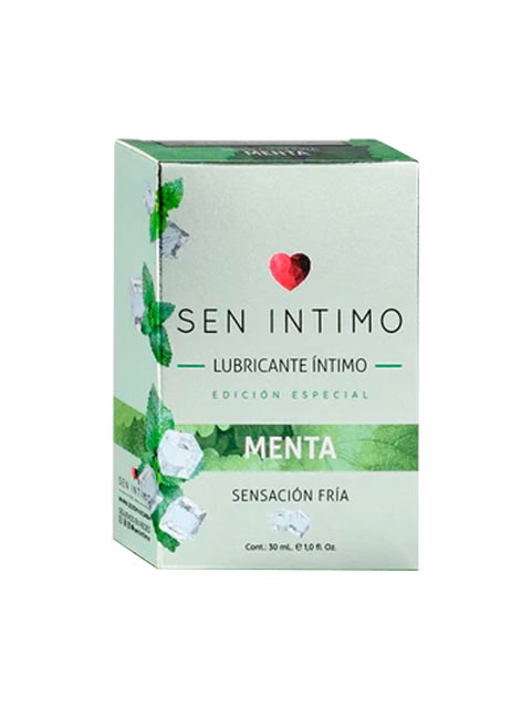 Lubricante frío Menta  Sen Intimo x 30 ml