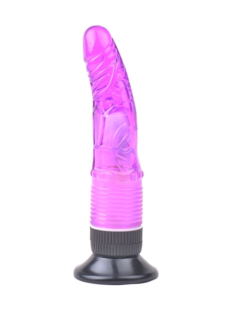 Vibrador de 20 cm con chupa